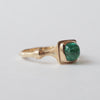 GERMEDEUR / Pyramid ring emerald