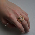 GERMEDEUR / Babel Column Ring K18GP