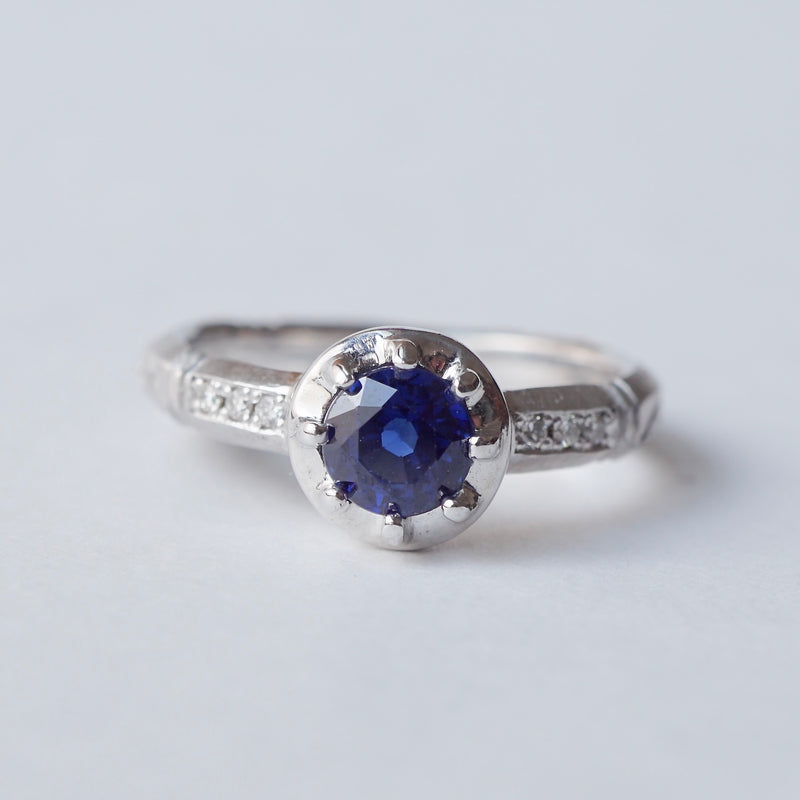 GERMEDEUR / Queen Ring Ceylon Sapphire