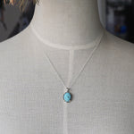 HIYU HAMASAKI / Turquoise Cameo Necklace