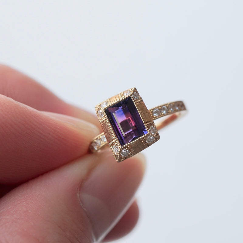 GERMEDEUR / Purple sapphire ring