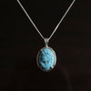 HIYU HAMASAKI / Turquoise Cameo Necklace