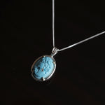 HIYU HAMASAKI / Turquoise Cameo Necklace