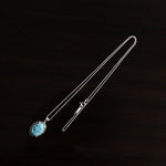 HIYU HAMASAKI / Turquoise Cameo Necklace