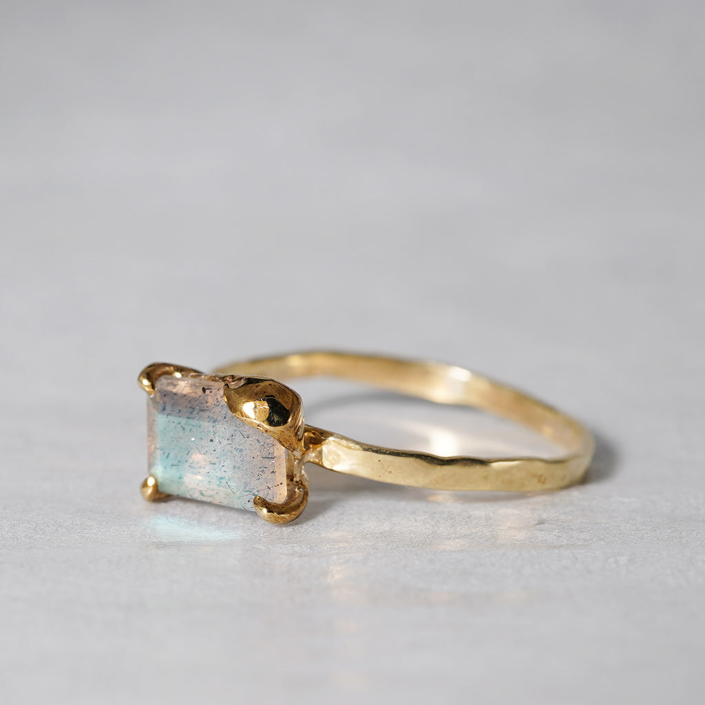 【-1/26限定】boron / Labradorite K10 Ring 24R-04