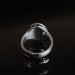 HIYU HAMASAKI / Turquoise Cameo Ring #17