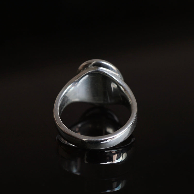 HIYU HAMASAKI / Turquoise Cameo Ring #17