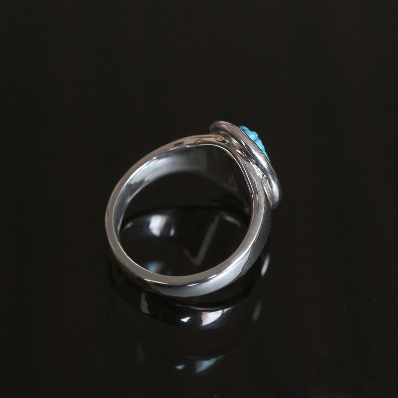 HIYU HAMASAKI / Turquoise Cameo Ring #17