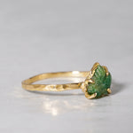 【-1/26限定】boron / Curved Emerald K18 Ring 24R-08