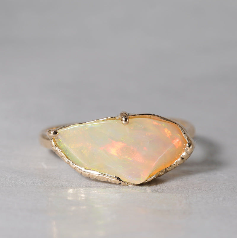 【-1/26限定】boron / Ethiopia opal K10 Ring 24R-15