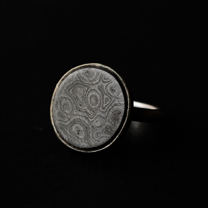 Kuraishi Takamichi / Damascus Steel Ring No. 19