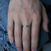 O-san only/GERMEDEUR Round Stacking Ring Cobalt Spinel Resize to #9