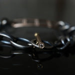 GERMEDEUR / Octagon Chain Bracelet Dia K18PG×K18YG×SV（燻仕上げ）