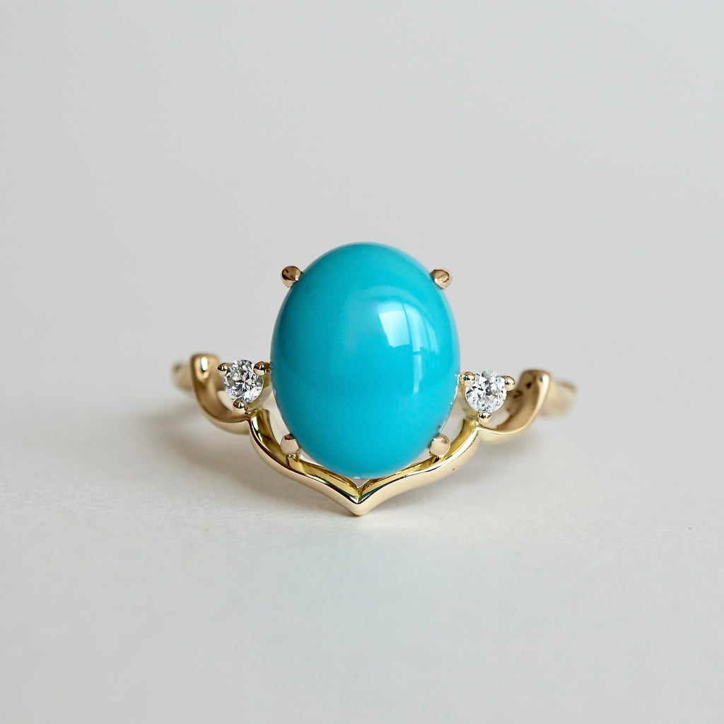 Kagann / Moroccan Taj ring ターコイズ