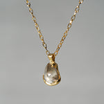 [-1/26 limited] Boron / Diamond K18 Necklace 24N-05