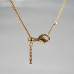 [-1/26 limited] Boron / Diamond K18 Necklace 20N-024