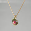 [-1/26 limited] Boron / Tourmaline K18 Necklace 20N-03