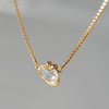 [-1/26 limited] Boron / Diamond K18 Necklace 20N-025