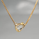 [-1/26 limited] Boron / Diamond K18 Necklace 20N-025