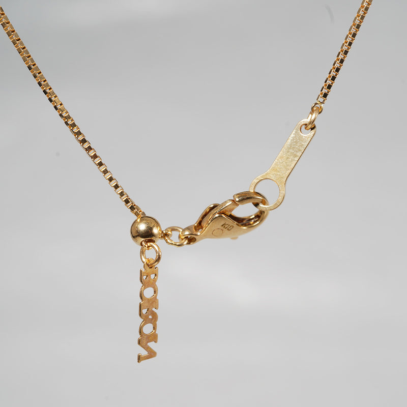 [-1/26 limited] Boron / Diamond K18 Necklace 20N-025