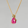 [-1/26 Limited] Boron / Ruby K18 Necklace 20N-04