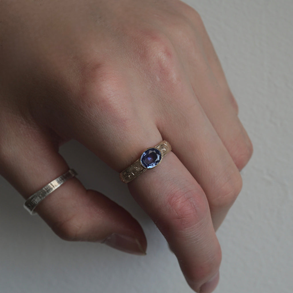 Kagann / Lale stone ring サファイア