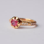 GERMEDEUR / Queen Eternity Ring Ruby