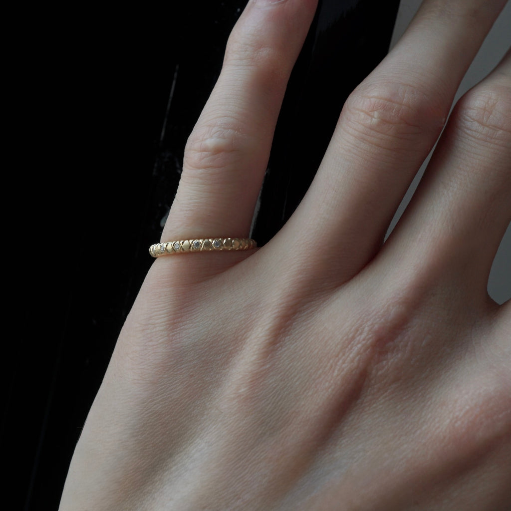 Kagann / Eden Snake Scales 9Dia Ring 2.5mm