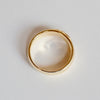 Kagann / Moroccan band ring K18YG（筋彫り）