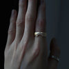 Kagann / Moroccan band ring K18YG（筋彫り）