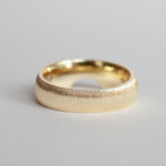 Kagann / Moroccan band ring K18WG×K18YG（筋彫り）