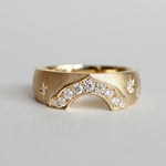 Kagann / Moroccan band ring K18YG（星留め）