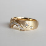 Kagann / Moroccan band ring K18YG（星留め）