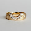 Kagann / Moroccan band ring K18YG（星留め）