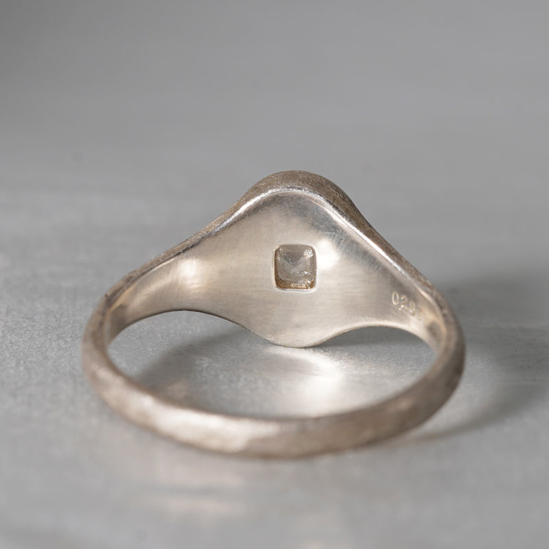 GICLAT / Silver Collection K18YG/silver x Milky White Diamond