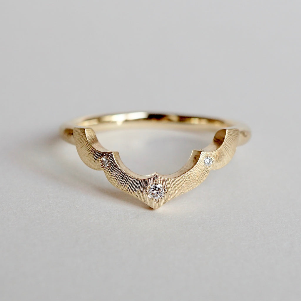 Kagann / Moroccan Tiara ring（筋彫り）