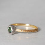 [-2/24 limited] Siena / Green Tourmaline Ring 2209-18