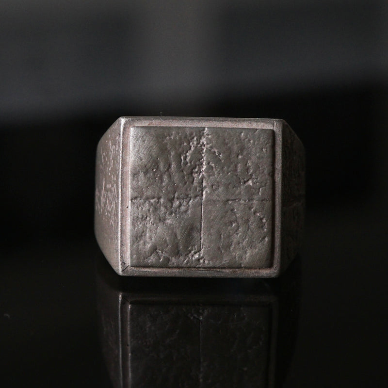 kagari yusuke × GIFTED / wall crack ring  (stamp) SV