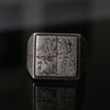 kagari yusuke × GIFTED / wall crack ring (stamp) SV