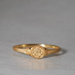 【-2/24限定】siena / engraved ring circle K18YG 2404-001