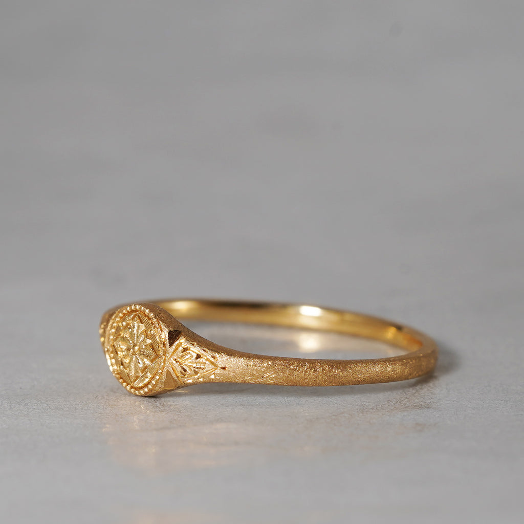 [-2/24 limited] Siena / English Ring Circle K18YG 2404-001