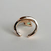 Kagann / Snake earcuff グリーントルマリン（右耳用）
