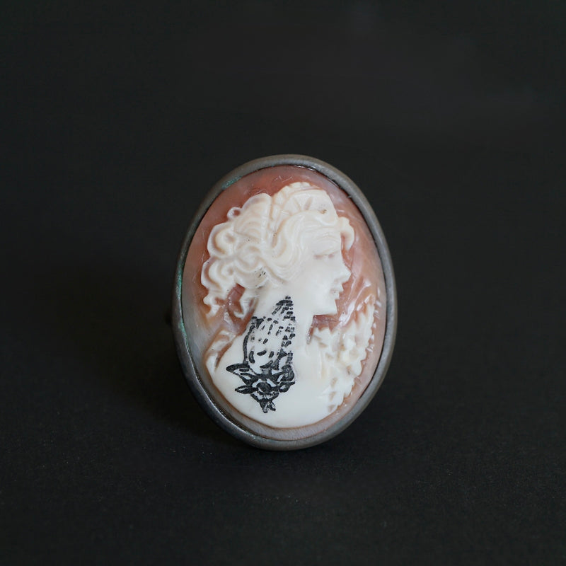 HIYU HAMASAKI / TATTOO CAMEO RING 46 #15