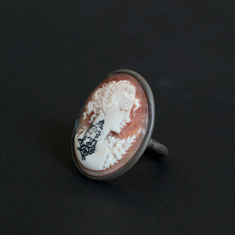HIYU HAMASAKI / TATTOO CAMEO RING 46 #15