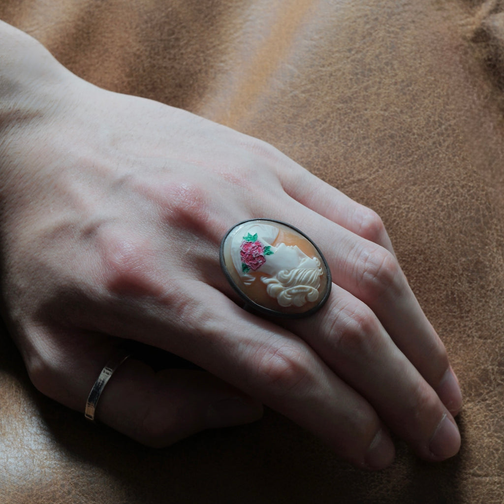HIYU HAMASAKI / TATTOO CAMEO RING 48 #20