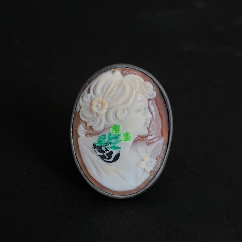 HIYU HAMASAKI / TATTOO CAMEO RING 50 #19