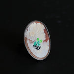 HIYU HAMASAKI / TATTOO CAMEO RING 50 #19