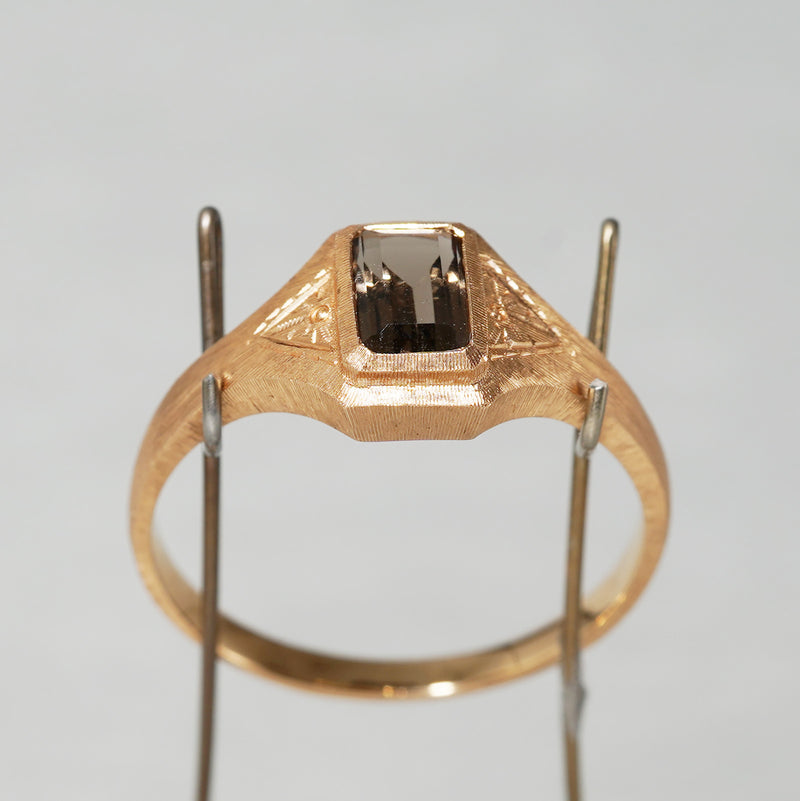 [-2/24 Limited] siena / Smoky Quartz Ring 2104-35