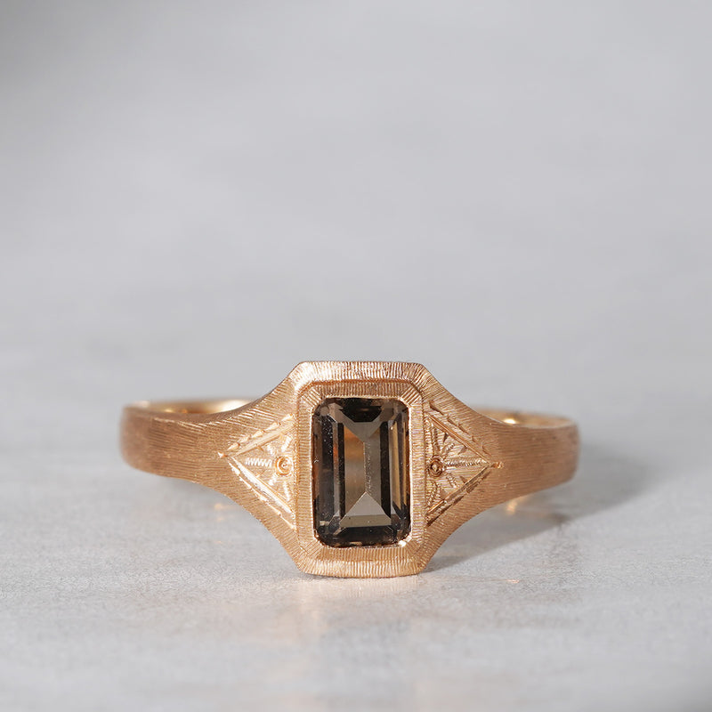 [-2/24 Limited] siena / Smoky Quartz Ring 2104-35