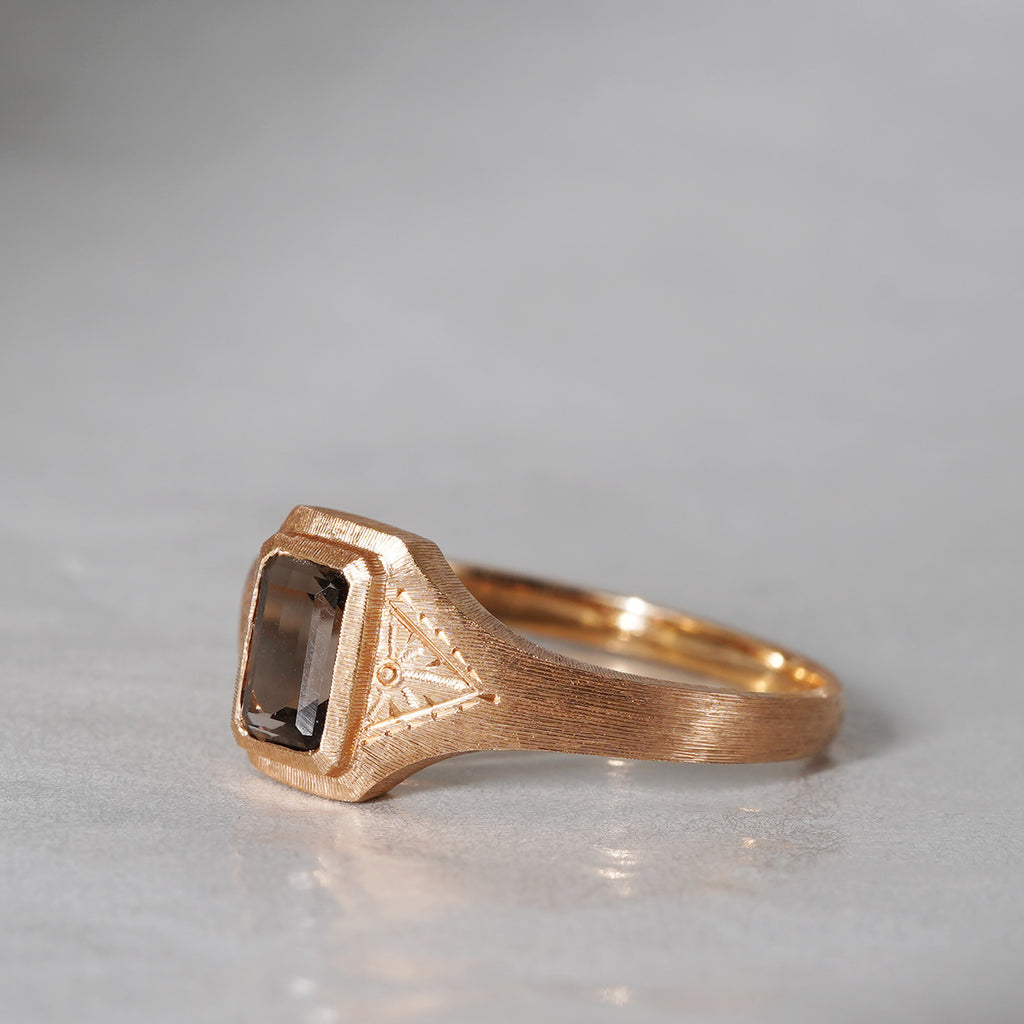 [-2/24 Limited] siena / Smoky Quartz Ring 2104-35